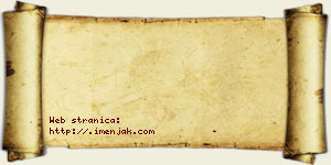 Jana Pavković vizit kartica